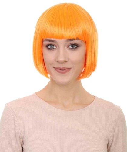 Women Bob Wig, Short Fancy Cosplay Halloween Wig, Premium Breathable Capless cap - Picture 10 of 148
