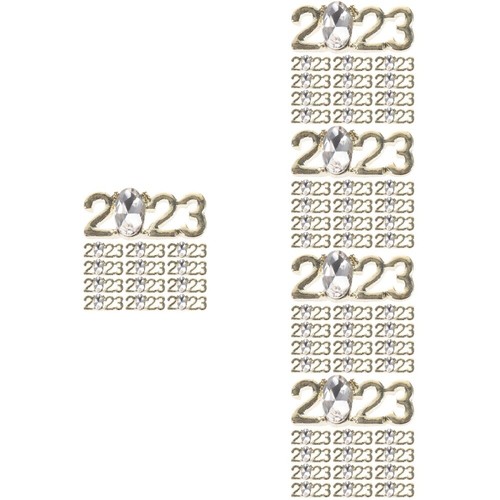 30 sztuk DIY 2023 Ozdoby Nowość Manicure epoksydowy 2023 Charms - Zdjęcie 7 z 12