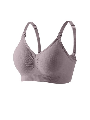 Seamless Nursing Bra – Front Buckle Maternity Push-Up Bra for Breastfeeding - Picture 22 of 51