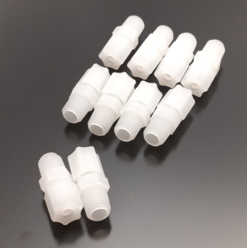 Lot of 10 Jaco 10-4-4-K-PG Compression Fittings, 1/4" Tube to 1/4" NPT Male - Picture 1 of 4