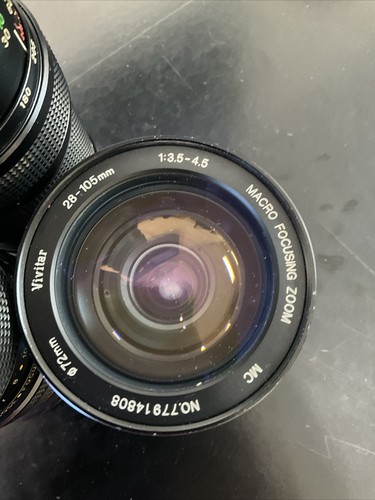 Lot of 3 Vivitar 28-105mm f3.5-4.5 Macro & 75-205mm Close Focus & 70-150mm Auto - Picture 3 of 6