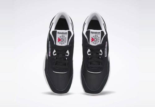 REEBOK HERREN CLASSIC NYLON SCHWARZ/WEISS SNEAKER LAUFSCHUHE NEU - Bild 4 von 7
