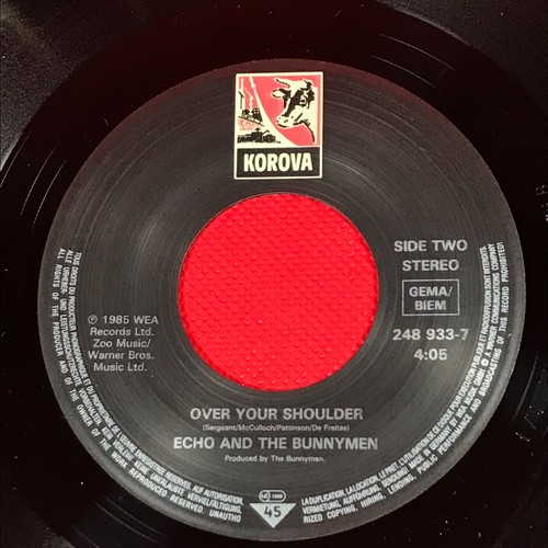 ECHO & THE BUNNYMEN Bring On The Dancing Horses 1985 German 7" vinyl single 45 B - Foto 3 di 4
