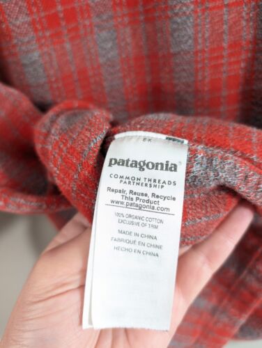 Patagonia Fjord Flanell Shirt Herren klein rot kariert Tal Eiche Ramble rot 2016 - Bild 11 von 15