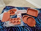 SET OF 15 SMARTWARE SILICONE PANS, COOKIE SHEET & STENCILS WITH RECIPE BOOKLET