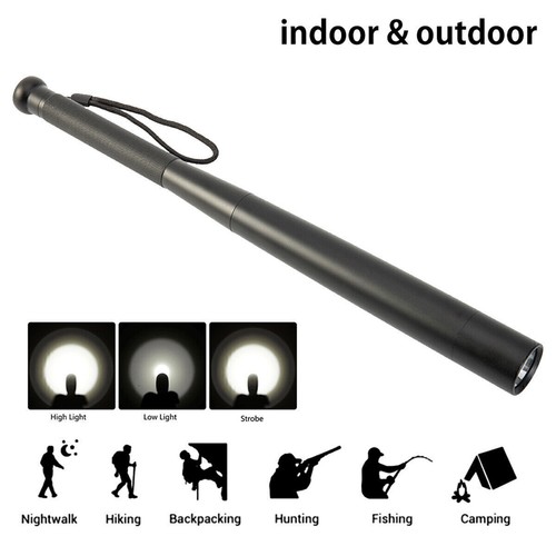 3-Mode LED Flashlights Baseball Bat Waterproof Powerful Aluminium for Emergency* - Picture 16 of 22