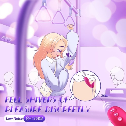 Wearable Remote Control Vibrator with APP - MOOLIGIRL Dildo Vibrators with Dual  - Picture 8 of 8