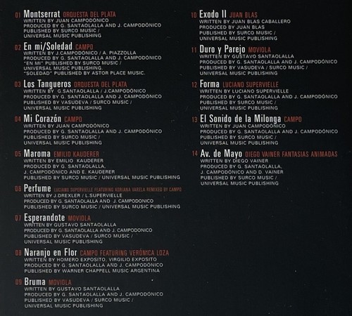 VARIOUS ARTISTS ~ BAJOFONDO TANGO CLUB ~ 2003 UK 14-TRACK CD ALBUM [DIGIPAK] - Picture 5 of 7