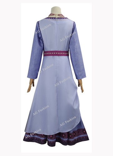 Wish Princesa Asha Adulto Disfraz Vestido Elegante Fiesta Conjunto Halloween - Imagen 5 de 5