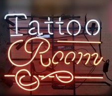 24"x20" Tattoo Room Bar Neon Sign Lamp Light Visual Business Beer Decor Club LY