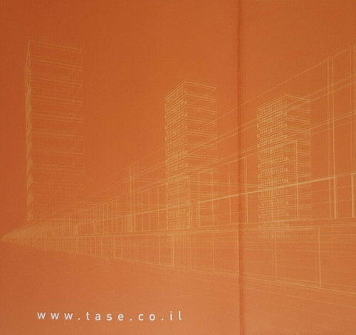 Advertising Notebook Israel Tel-Aviv Stock Exchange - TASE, New Grey Cloth Cover - Picture 7 of 8