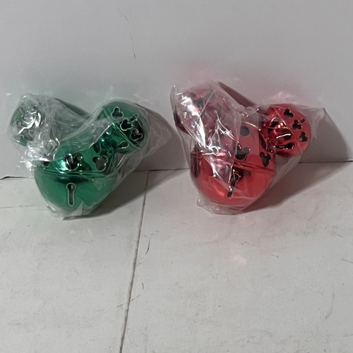 Disney Parks 2023 Urlaub Weihnachten Mickey Jingle Bell Glühwürfel rot & grün neu - Bild 2 von 5