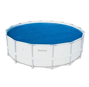 Bestway-14-039-Round-Floating-Above-Ground-Swimming-Pool-Solar-Heat-Cover-58252E