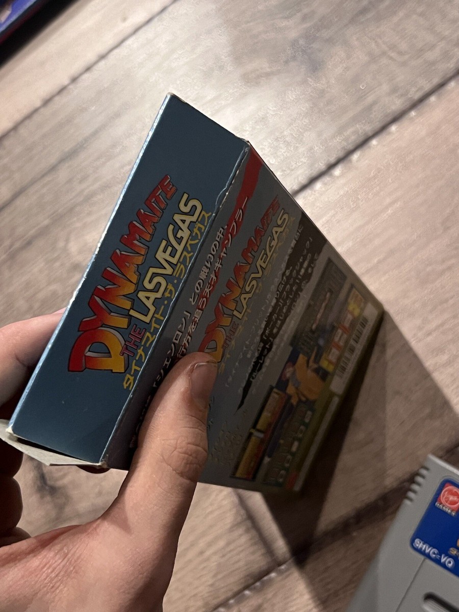 Dynamite the Las Vegas (Nintendo Super Famicom SFC) WITH BOX NO