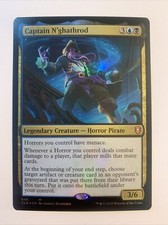 MTG Captain N'ghathrod Commander Legends: Battle for Baldur's Gate 646 FOIL, NM