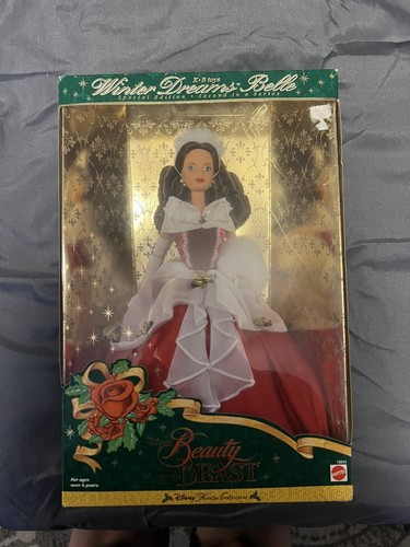Winter Dreams Belle Barbie Vintage 1990er Disney Holiday Collection Kb Spielzeug - Bild 1 von 4