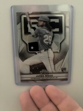 James Wood RC Topps Chrome Black Special Insert Card Near Mint