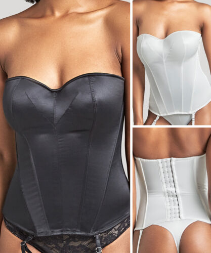 Panache Masquerade Tiffany Gr.75F/G UK 34F Satin Corsage & Ties+ Brazilian S - Picture 8 of 14