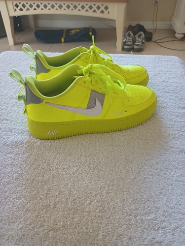 Nike Air Force 1 LV8 Utility GS Volt Zapatos AR1708-700 Niñas Niños Talla 6.5Y - Imagen 5 de 22