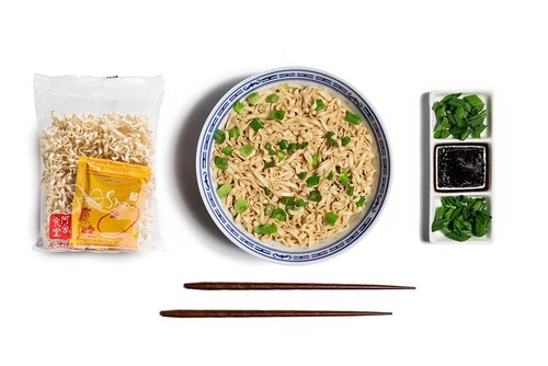 A-Sha Healthy Ramen Noodles With Original Soy Sauce - Chewy Mandarin Medium 8ct - Picture 3 of 9