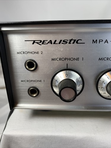 Realistic MPA-20 Radio Shack Solid State PA Amplifier Model MPA-20 *Parts Only* - Picture 2 of 12
