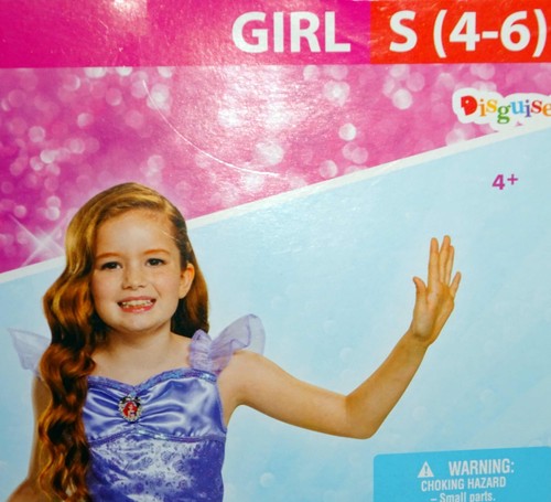 Disney Ariel Costume dress-girls 4-6-Hairbow-2 hairbands-jewelry-socks-ring-LOT - Picture 15 of 16