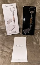 Brookstone Golf Club Bottle Opener with Quality Nickel Plated Hardware NIB
