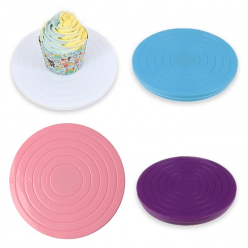 14cm Cake Decorating Stand Icing Rotating Revolving Turntable Bakings Display - Picture 6 of 17