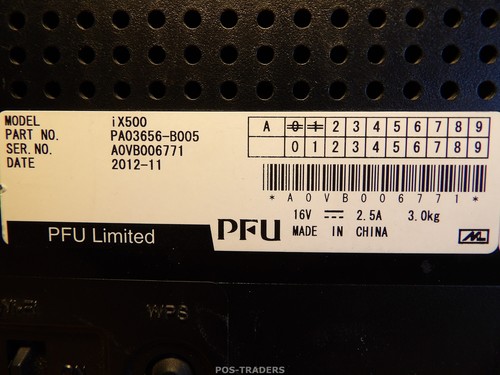 Fujitsu ScanSnap IX500 Color Duplex ADF Scanner USB WiFi - PAS D'ALIMENTATION... - Photo 10/10