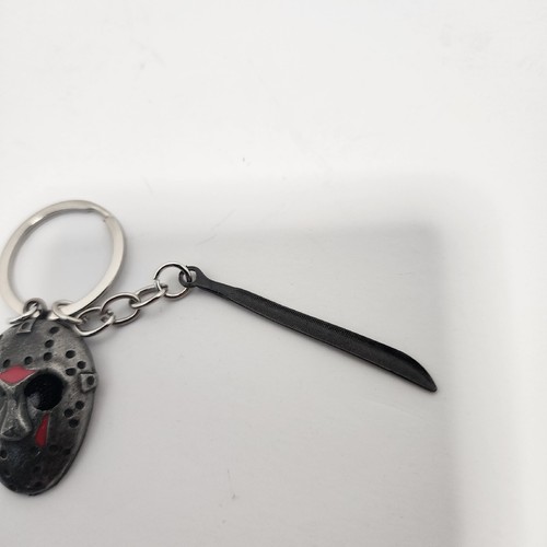 Friday 13th..Jason Voorhees.. Mask/Sword Horror Fan Keychain Movie Key Ring..New - Picture 4 of 7