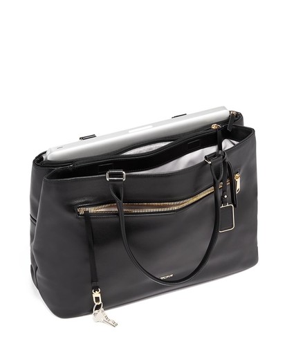 Tumi Voyageur Sidney Business Tote, Black, NWT - Picture 2 of 10