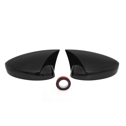 2 piezas Cubierta de borde espejo retrovisor lateral negro brillante ABS para Honda Civic 2022-2024 - Imagen 4 de 8