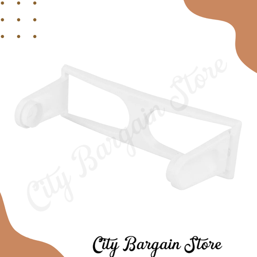 Wall Mounted Kitchen Roll Holder Dispenser Rack Rail White Chef Aid