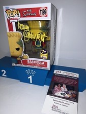 Signed Nancy Cartright Bart Simpson Funko Pop! Vinyl Bartigula 1199 has JSA COA
