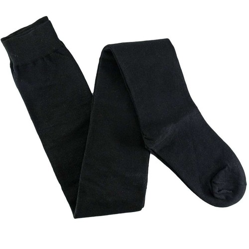 USA Extra Long Socks Thigh High Cotton Boot Stockings For Girls Women Black Gray - Picture 7 of 14