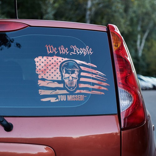 Trump We the People You MISSED Vinyl Decal 2A liberty freedom - Picture 8 of 109