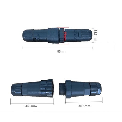 M14 Aviation Plug Male Female IP68 Waterproof 2-8 Pin Panel Welding Cable Socket - Picture 4 of 7
