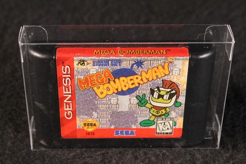 Sega Genesis Mega Bomberman vintage original game cartridge with manual 1993 - Picture 5 of 24