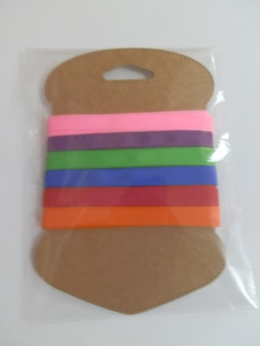 Vintage Mixed Colour Ribbon Card - Picture 3 of 5