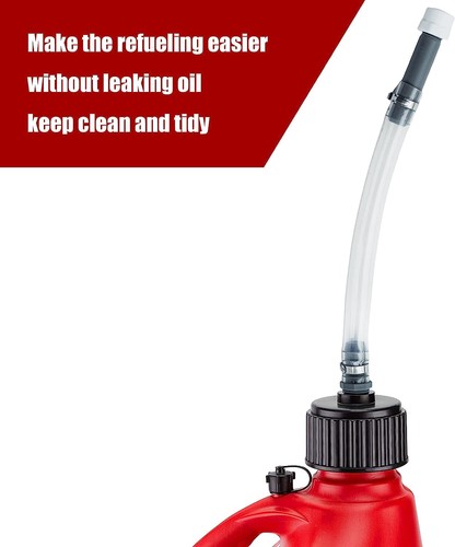 Fuel Jug Gas Can VP Racing Fuel Deluxe Cap Filler Hose Hose Kit 14 inch 5 Gallon - Picture 3 of 14