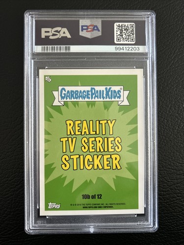 2016 Garbage Pail Kids Insane Jane PSA 9 Pop 1 No 10’s - Bild 2 von 2