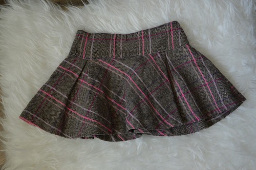 ZARA Plaid Tartan Skirt Ice Skating SCENE ASO Blair Waldorf Gossip Girl 3-4years - Picture 16 of 21