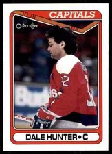 1990-91 O-Pee-Chee Dale Hunter #129