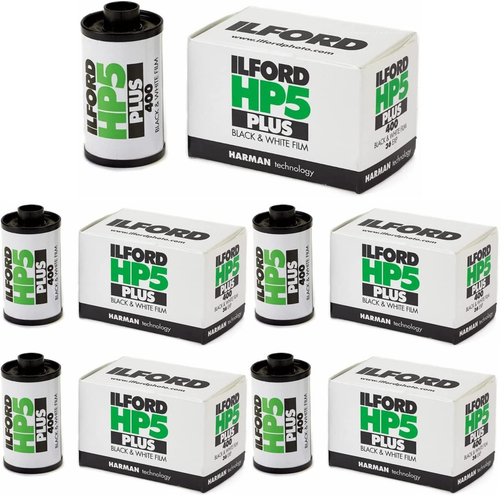 HP5 plus ISO 400 Black and White 35Mm Roll Film Bundle (36 Exposures, 5-Pack) (5 - Picture 4 of 12