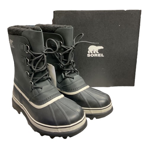 *NEW* Sorel Men's Caribou WP Waterproof Black Dark Stone NM1000-016 Size 13 - Picture 6 of 6