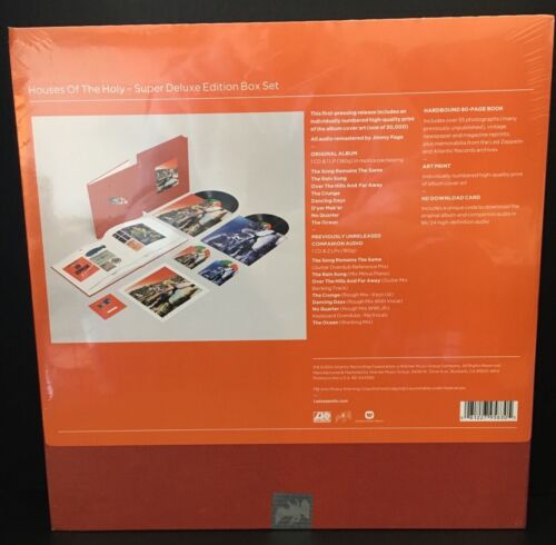 Led Zeppelin Houses Of The Holy Super Deluxe Box Set 2LP+2CD+HDDL+Art Print+Book - Picture 2 of 4