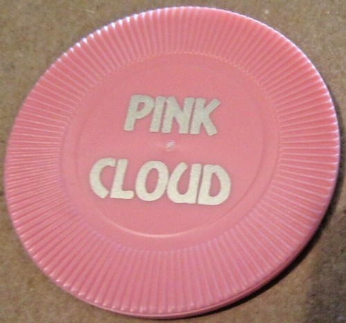 Pièce de monnaie jeton médaillon en plastique rose nuage alcooliques anonymes AA NA jeton jeton de poker - Photo 1 sur 4