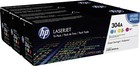 Genuine Original HP CF372AM (304A) Multipack C/Y/M Toner Cartridges