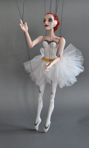Marionette Ballerina - Handarbeit Original Puppe - Bild 2 von 7