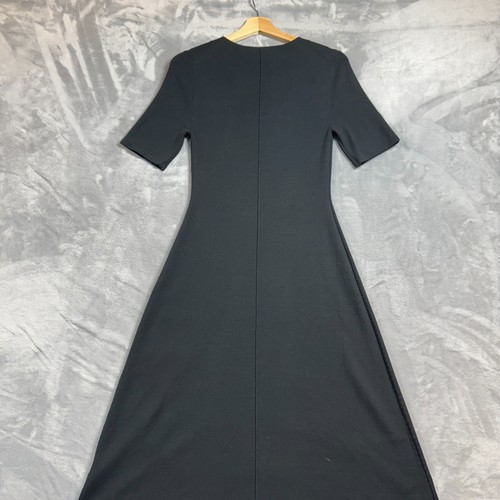 BANANA REPUBLIC Milano Sweater Midi Dress Black Small - Picture 7 of 11